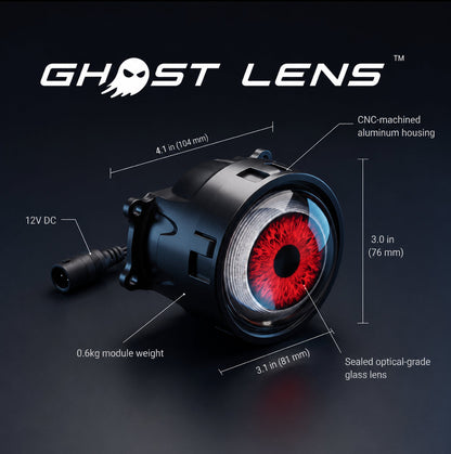 🏎️GhostLens Demon Eye LED Headlight Kit - Fits all cars, makes/models❗️