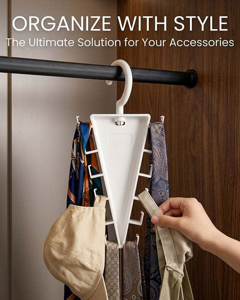 Rotating V-Shaped Accessory Hanger