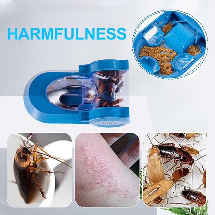 🥳2026 HOT SALE🥳💞50K+ SOLD!🪳🛡️ 50% OFF! Household Cockroach Trap – Powerful bait, enclosed design. Reusable, eco‐friendly. Keep kitchen pest‐free. ✨🍽️