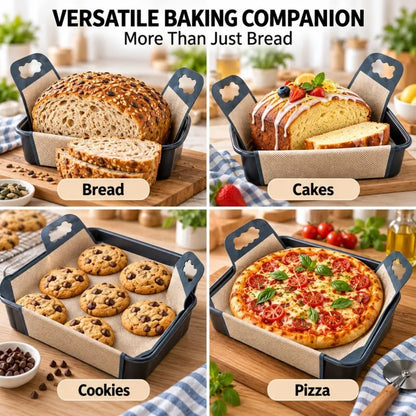 🥐Cross‐Shape Food‐Safe Baking Liner, Simple Clean‐Up Alternative To Disposable Parchment Paper