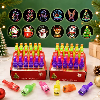 👻🎃 Halloween Finger Projector Rings – LED Party Favors for Kids