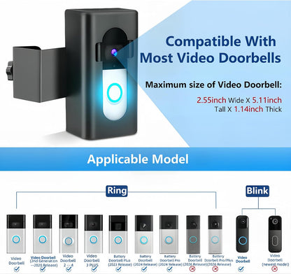 Anti-Theft Video Doorbell Door Mount