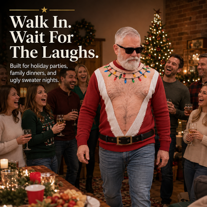 🎅Funny Santa Printed Sweater