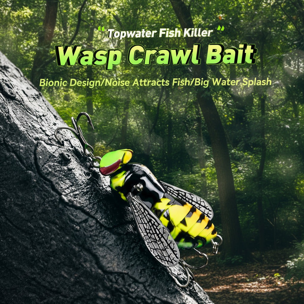 Bionic Wasp Topwater Fishing Lure