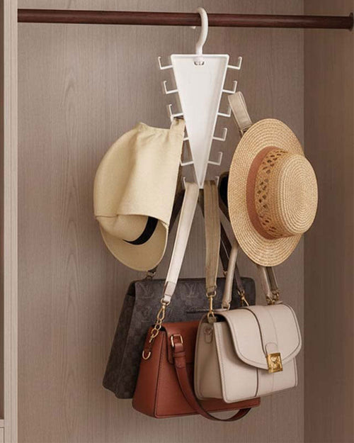 Rotating V-Shaped Accessory Hanger
