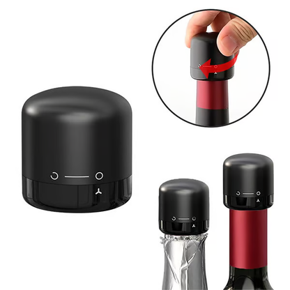 🔥 Silicone-sealed Wine, Beer and Champagne Stopper