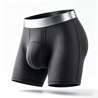 【Buy 3 Get 2 Free】-2026 HOT SALE🔥 Premium Leakproof lceSilk Mesh Men's Boxer