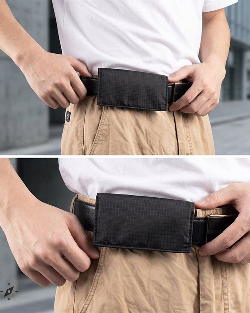 Hidden Security Travel Wallet Concealed Pocket for Passport Cash Cards