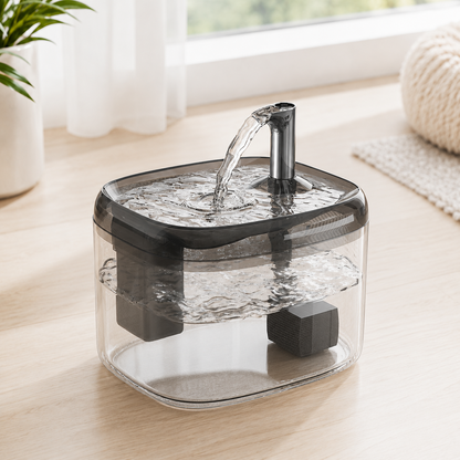 1.5L USB Automatic Cat Water Fountain with Filter for Cats and Small Dogs