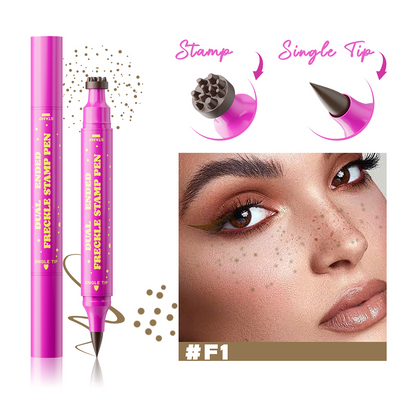 2 in 1 Waterproof Faux Freckle Stamp & Fine Tip Pen