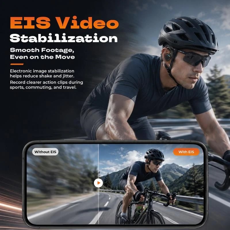 Headphones With 8MP EIS Stabilized Camera ( Limited-Time Offer & Free Shipping )