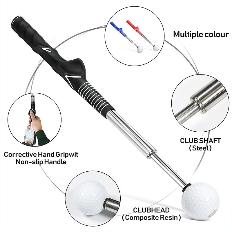 Retractable Golf Training Aid Swing Trainer