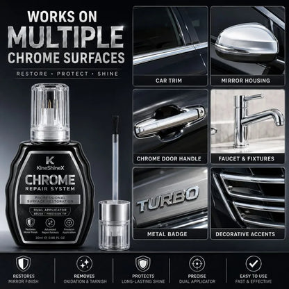 Professional Chrome Repair Pen ✨ – Precision Applicator for Scratches, Oxidation & Dull Surfaces