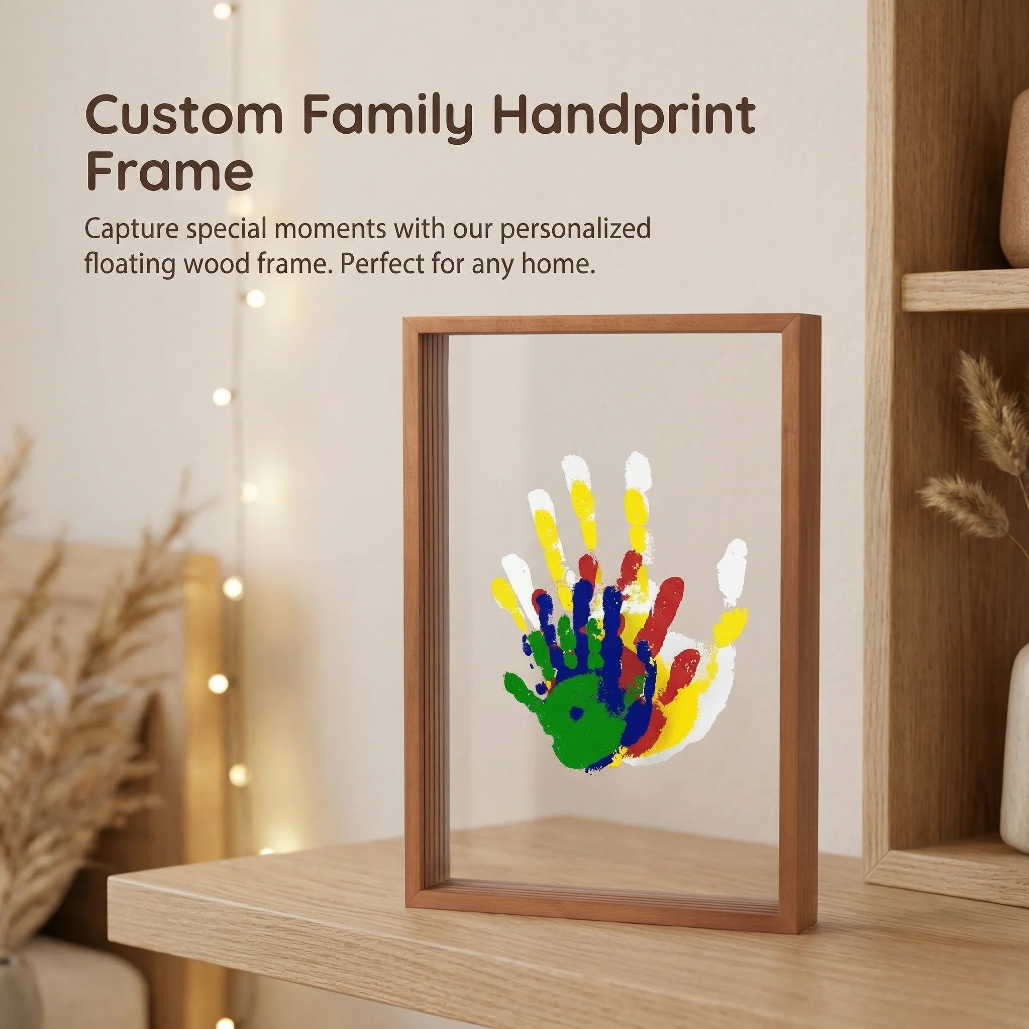 DIY Family Handprint Frame Memory Kit