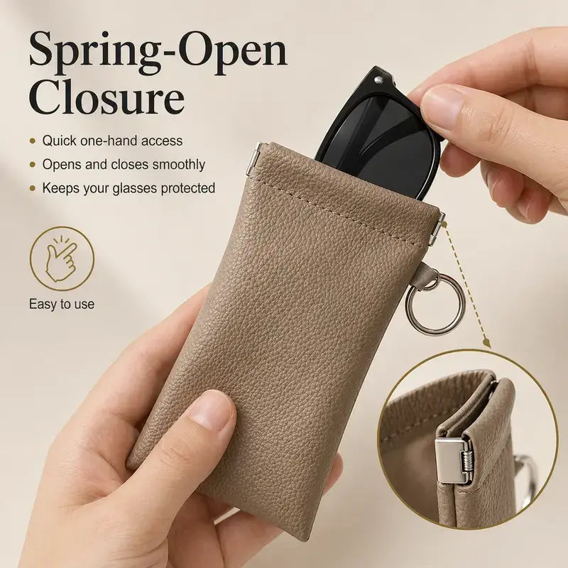 New-Portable Compression Shrapnel Glasses Case