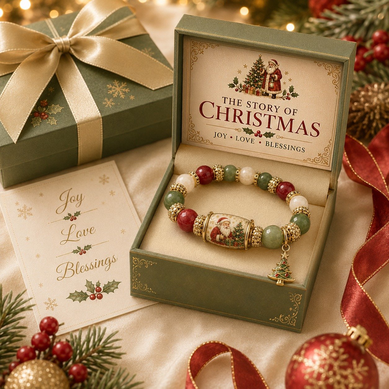 🎅 Christmas Early Bird Sale | 50% OFF - 🎄 2026 Limited Edition The Story of  Christmas Bracelet