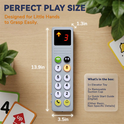 Elevator Activity Pane Toys Interactive Learning Toy for Boys Girls