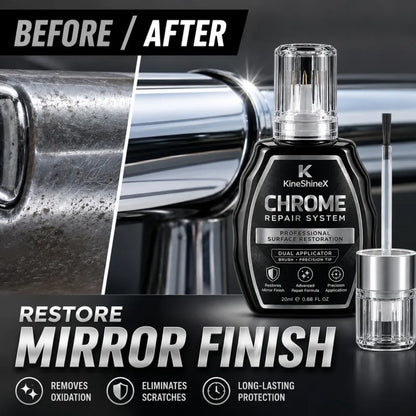 Professional Chrome Repair Pen ✨ – Precision Applicator for Scratches, Oxidation & Dull Surfaces
