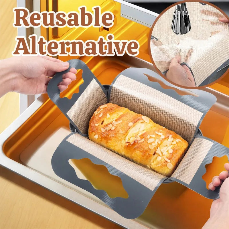 🥐Cross‐Shape Food‐Safe Baking Liner, Simple Clean‐Up Alternative To Disposable Parchment Paper