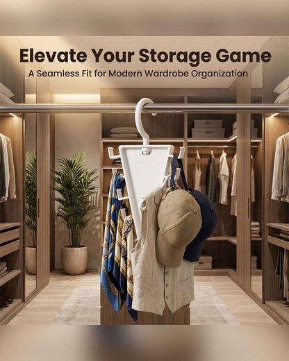 Rotating V-Shaped Accessory Hanger