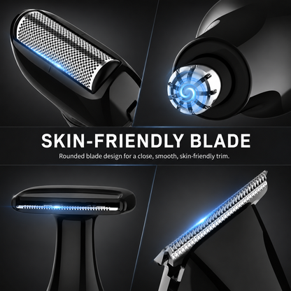Waterproof Long Handle Body Grooming Trimmer