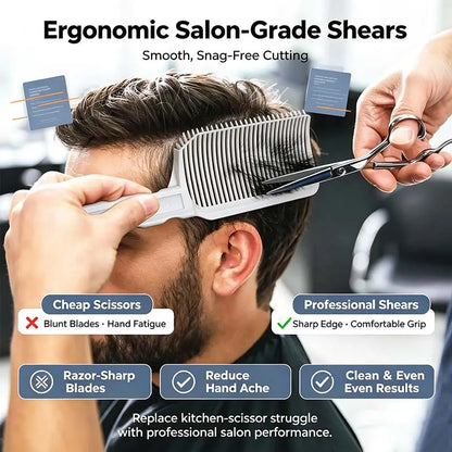 Unisex 4-Piece Hair Cutting Guide Kit - Professional Barber Haircare Equipment✂️
