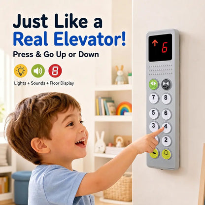 Elevator Activity Pane Toys Interactive Learning Toy for Boys Girls