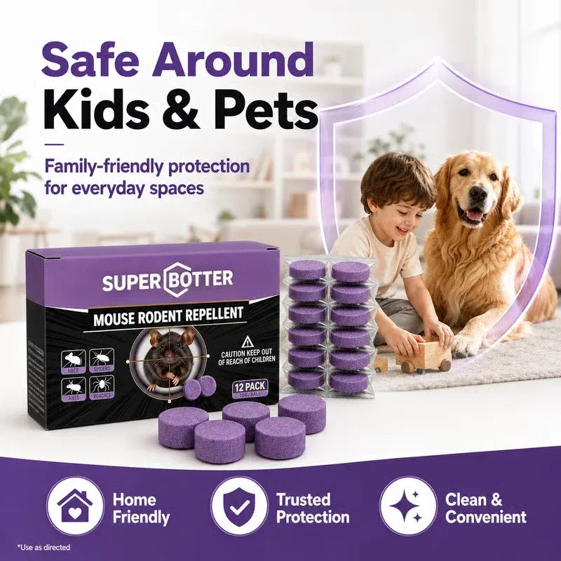 12-Pack Rodent Repellent Balls, Natural Pest Control🐭