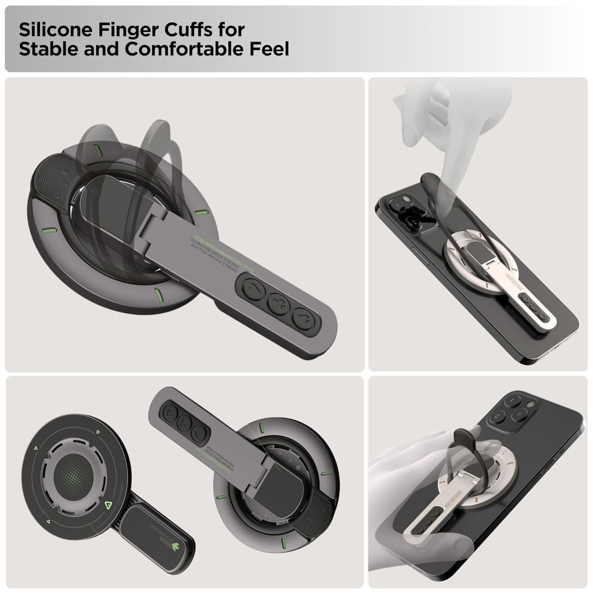 MagniHold | 3-in-1 Magnetic Fidget Phone Stand & Ring Holder
