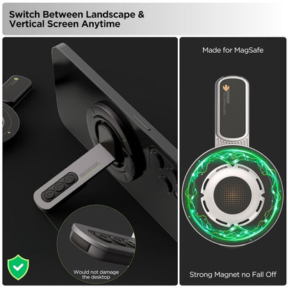 MagniHold | 3-in-1 Magnetic Fidget Phone Stand & Ring Holder