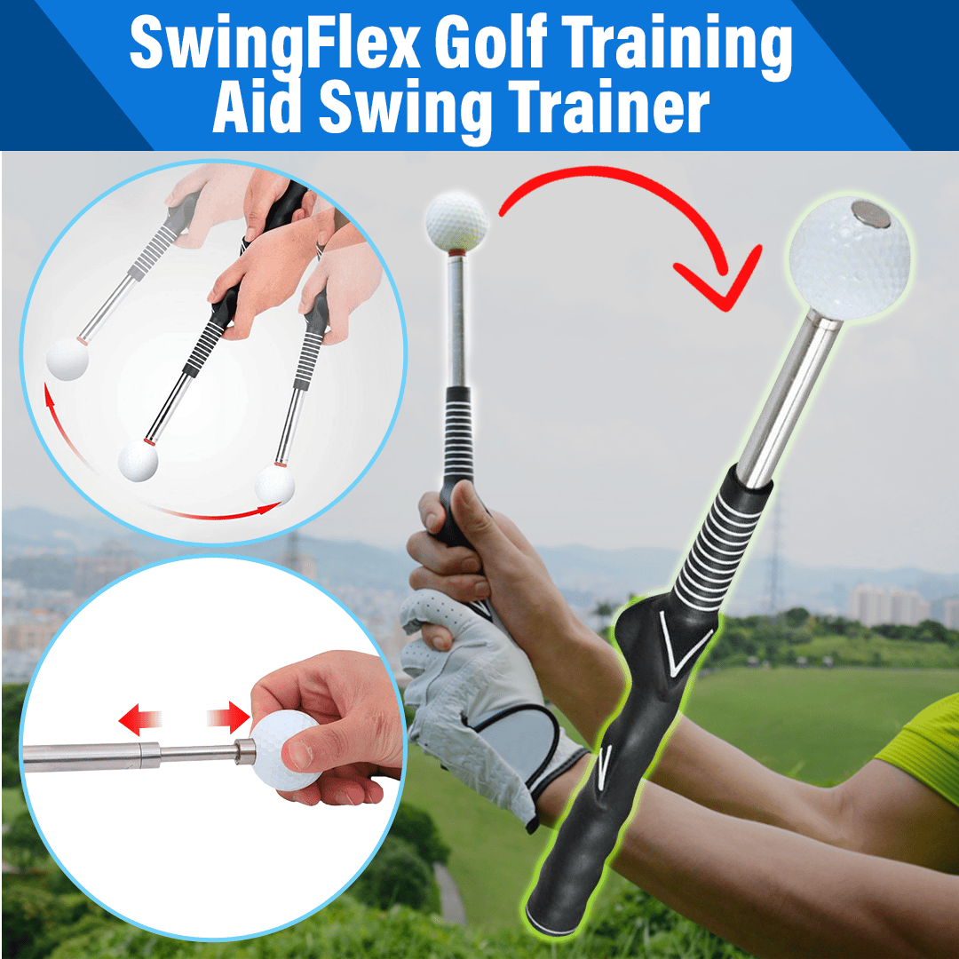Retractable Golf Training Aid Swing Trainer