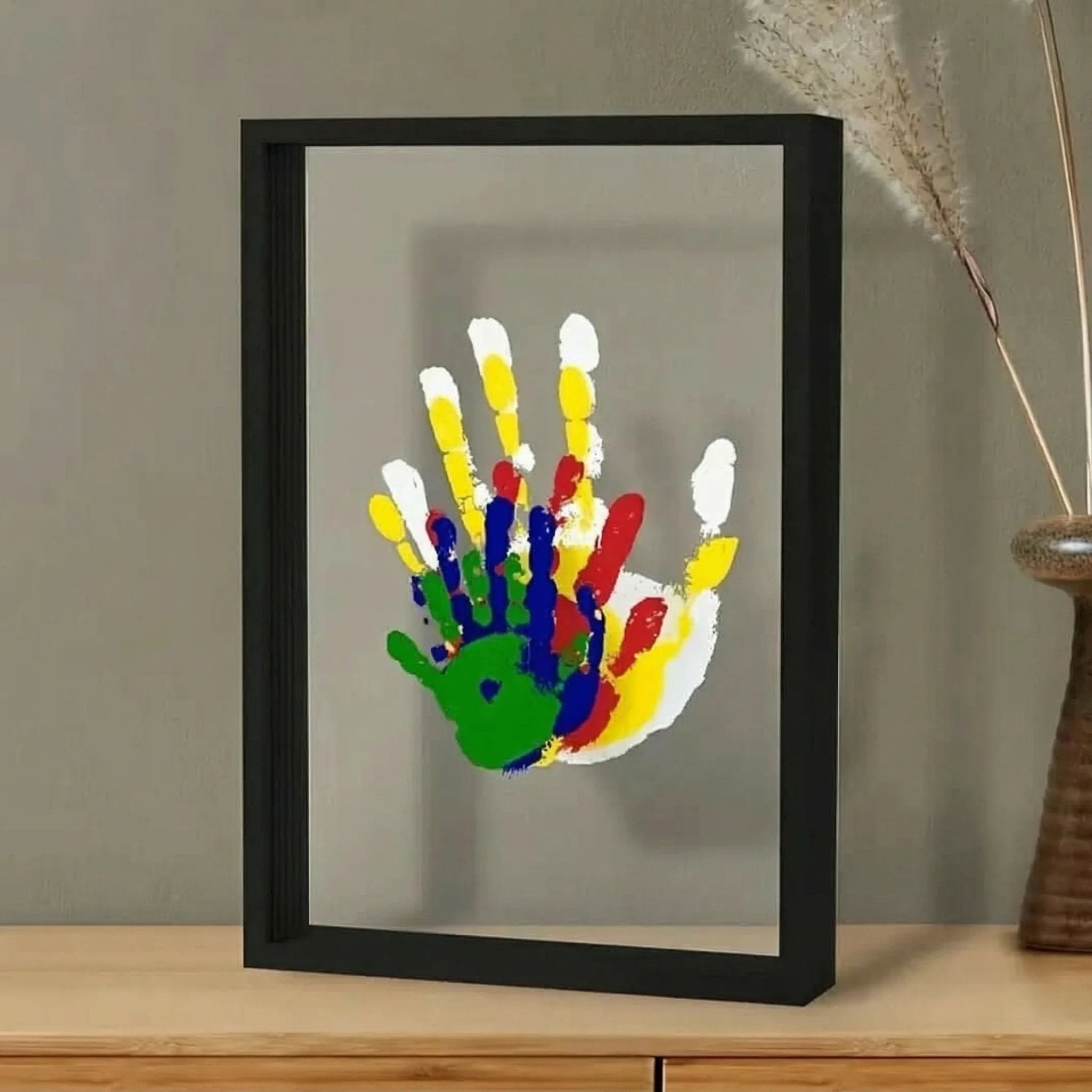 DIY Family Handprint Frame Memory Kit