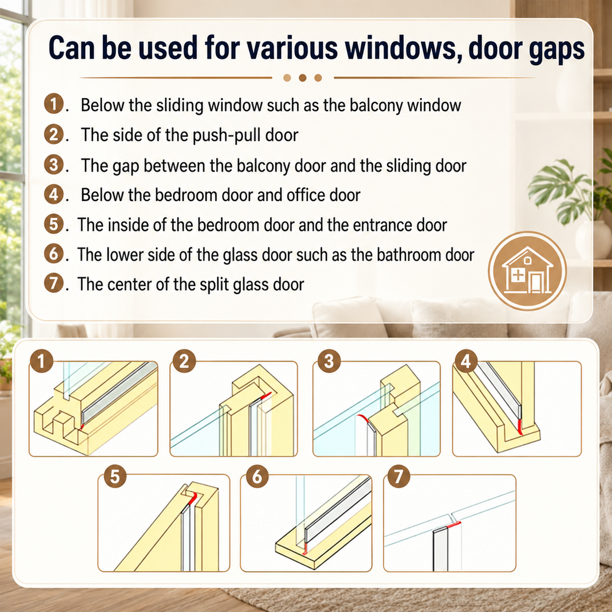 Weather Stripping Door Seal Strip for Doors and Windows