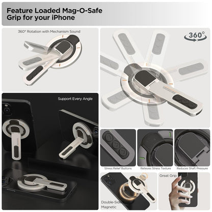 MagniHold | 3-in-1 Magnetic Fidget Phone Stand & Ring Holder