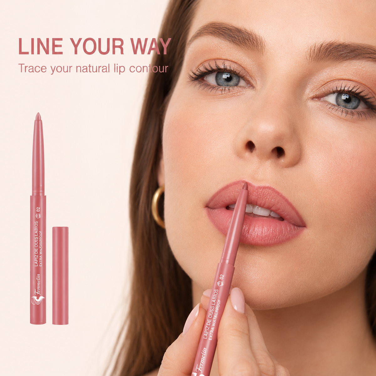Blurring Lip Contour Pencil for Defined & Sculpted Lips