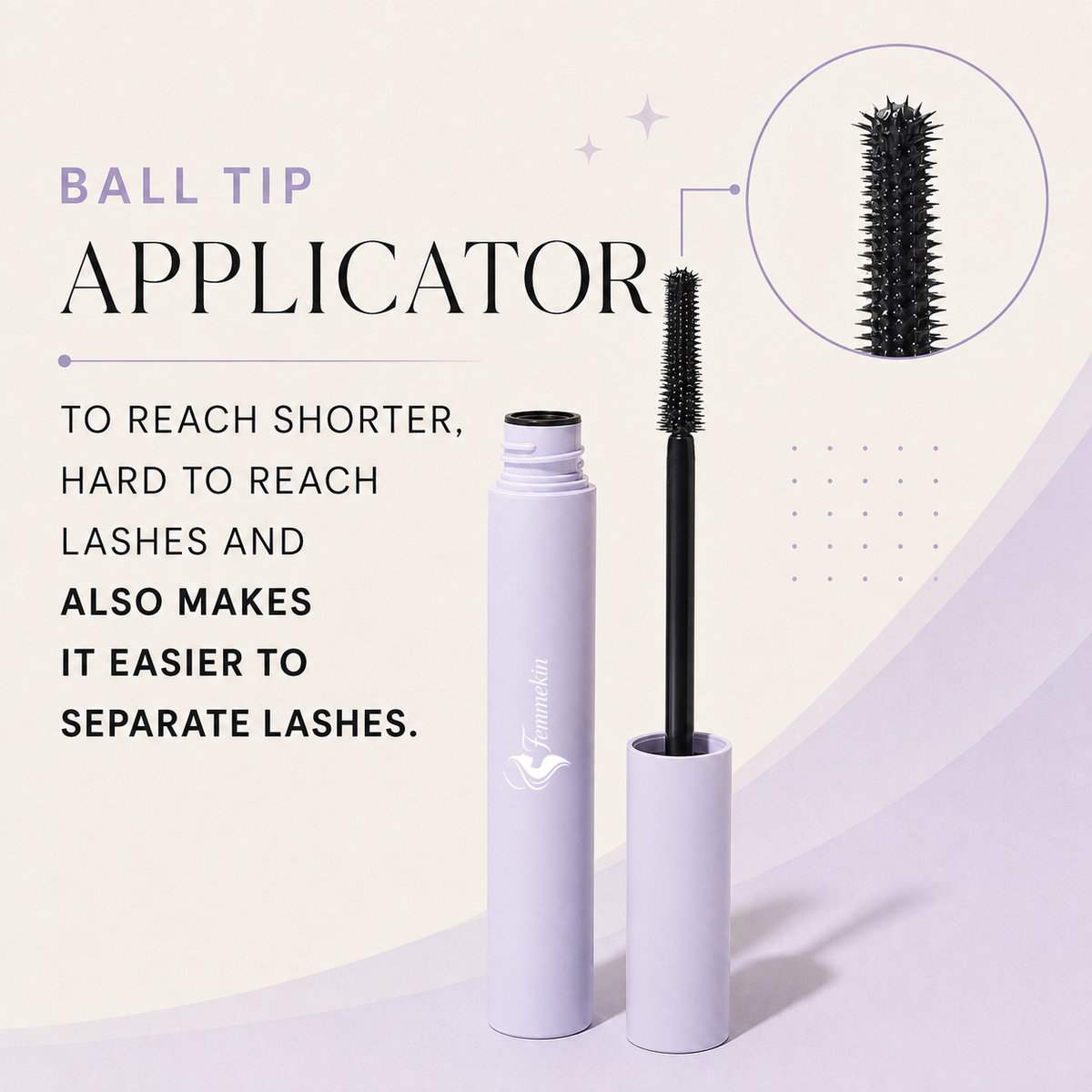 Volumizing Tubing Mascara for Smudge Proof Flake Free Lashes