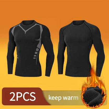 Men's Thermal Underwear Set - Long Sleeve T-Shirt & Pants 👕