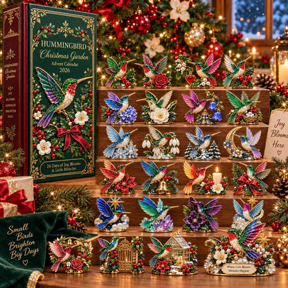 🐦24 Days of Joy in Bloom — Hummingbird Christmas Garden Advent Calendar 2026