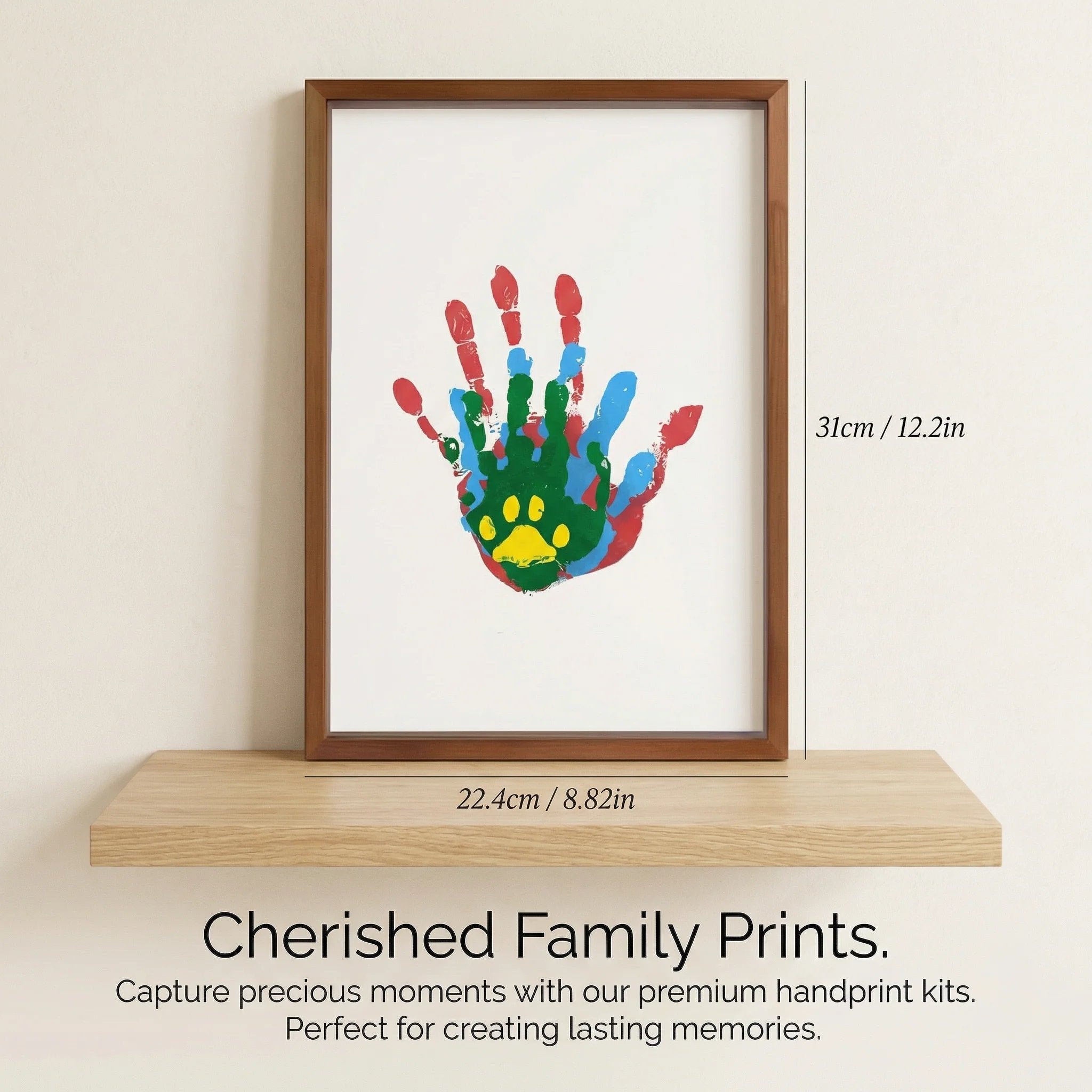 DIY Family Handprint Frame Memory Kit