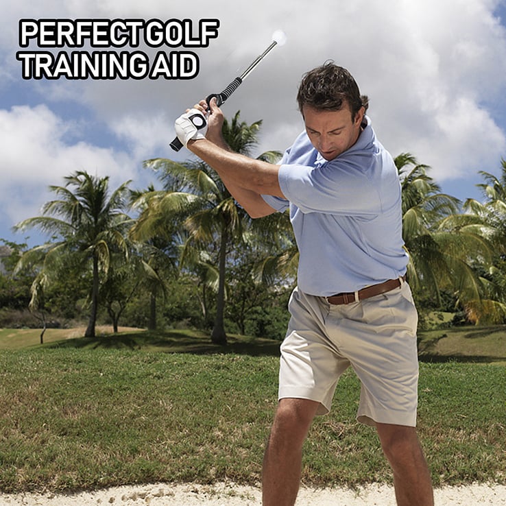 Retractable Golf Training Aid Swing Trainer