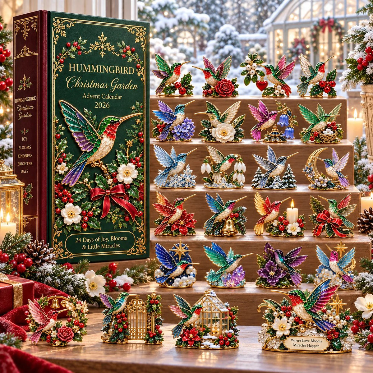 🐦24 Days of Joy in Bloom — Hummingbird Christmas Garden Advent Calendar 2026