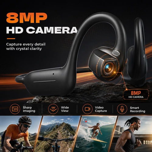 Headphones With 8MP EIS Stabilized Camera ( Limited-Time Offer & Free Shipping )