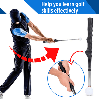 Retractable Golf Training Aid Swing Trainer