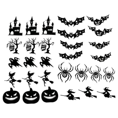 Halloween LED Silhouette Wall Lights