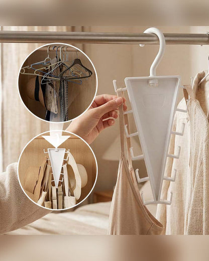 Rotating V-Shaped Accessory Hanger