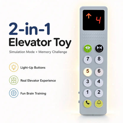 Elevator Activity Pane Toys Interactive Learning Toy for Boys Girls