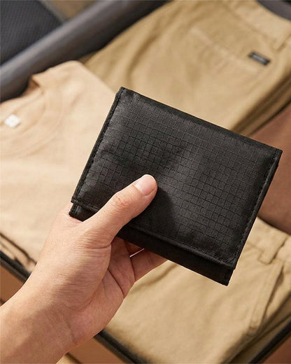 Hidden Security Travel Wallet Concealed Pocket for Passport Cash Cards