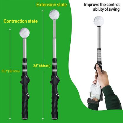 Retractable Golf Training Aid Swing Trainer