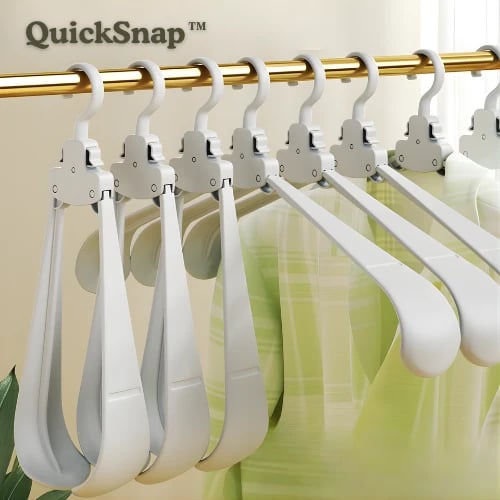 Quick Snap Clothes Hanger  –  Hang Clothes in One Effortless Click