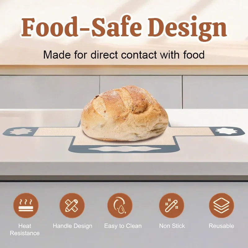 🥐Cross‐Shape Food‐Safe Baking Liner, Simple Clean‐Up Alternative To Disposable Parchment Paper